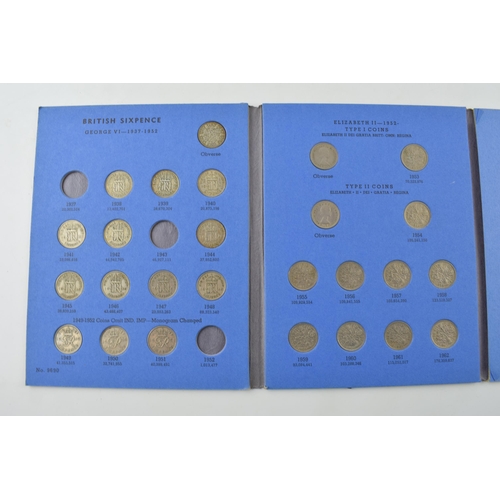 236 - Coins to include a selection of Whitman coin folders of varying denominations to include silver exam... 