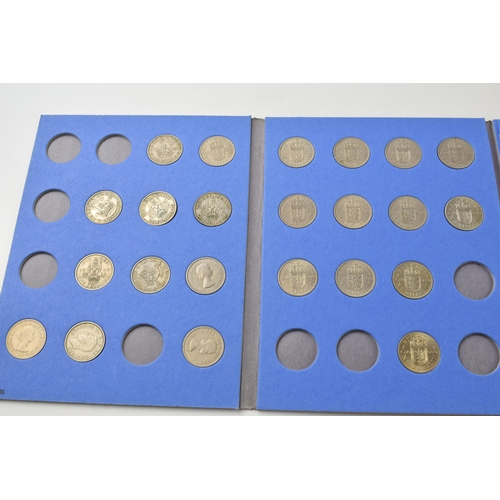 236 - Coins to include a selection of Whitman coin folders of varying denominations to include silver exam... 