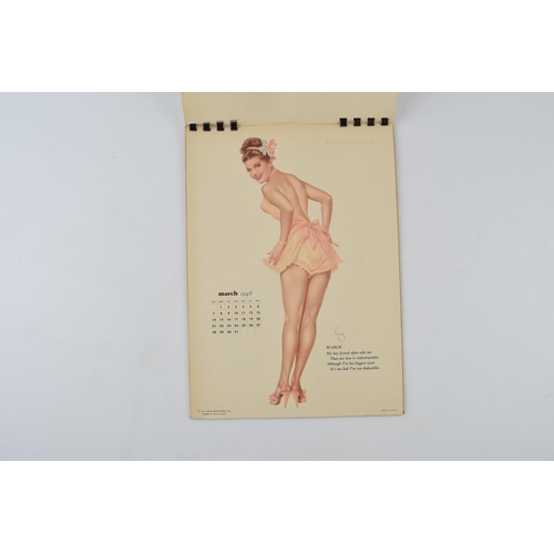 410 - WWII era Esquire's 1945 Varga Calendar Yearbook, Glamour Girls, together with 1948 Varga 'The Varga ... 