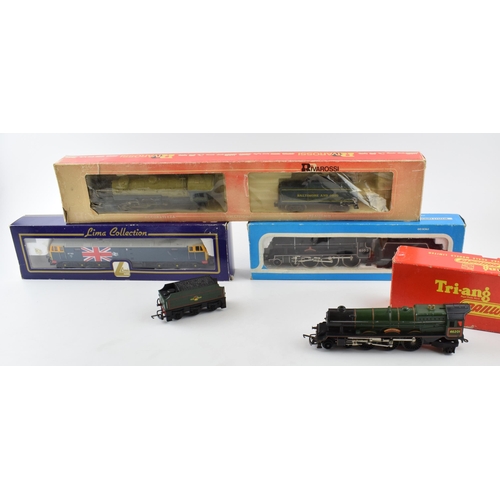 418B - A collection of boxed model railway locomotives to include, Lima Collection Diesel Locomotive Class ... 