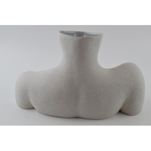 Anissa Kermiche ceramic vase Breast Friend in grey 36cm wide