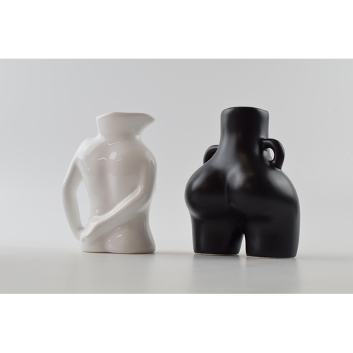 454 - Anissa Kermiche boxed pair of vases, from the Icons range, to include a Love Handles vase with a Jug... 