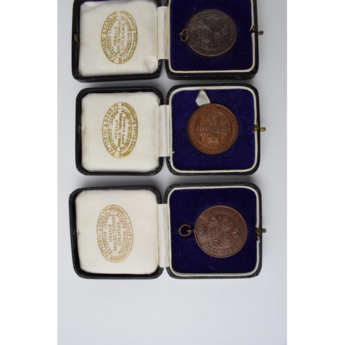 481 - Bronze 'Police Athletic Association' fobs and medals awarded too F.W Hunt. Dates ranging from 1926 -... 