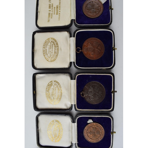 481 - Bronze 'Police Athletic Association' fobs and medals awarded too F.W Hunt. Dates ranging from 1926 -... 