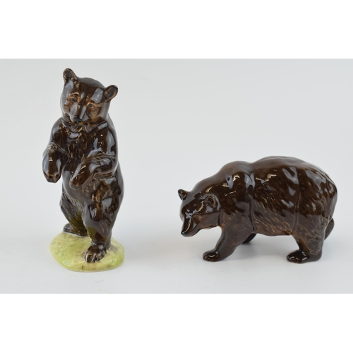 65A - Beswick Bears to include Bear on Hind Legs 1314 and Bear walking 1313 (2).