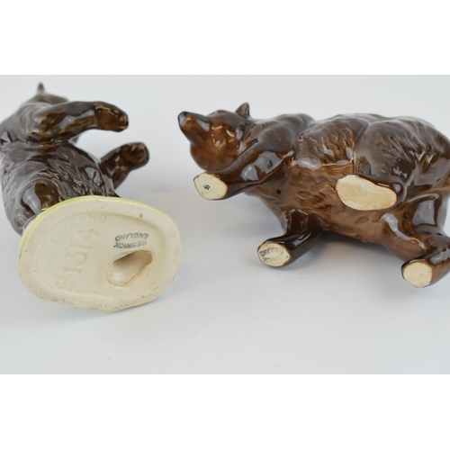 65A - Beswick Bears to include Bear on Hind Legs 1314 and Bear walking 1313 (2).