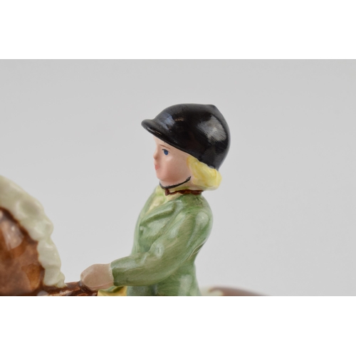 91 - Beswick Girl on Pony 1499 (head re-stuck).