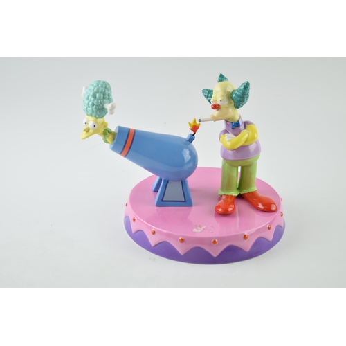 110A - Boxed Coalport Characters The Simpsons figure Side Show Mel Gets Fired, limited edition of 2000.