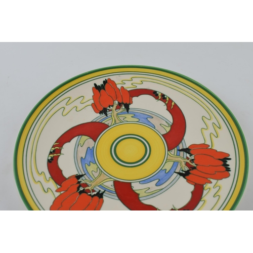 126 - Wedgwood Bizarre by Clarice Cliff Centenary charger in the Solitude pattern, 30.5cm diameter.