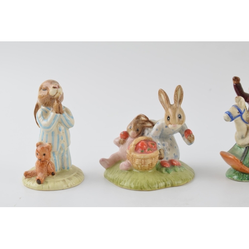 168J - Royal Doulton Bunnykins to include Strawberries and Tennis, limited editions, Storytime, Tally-Ho an... 