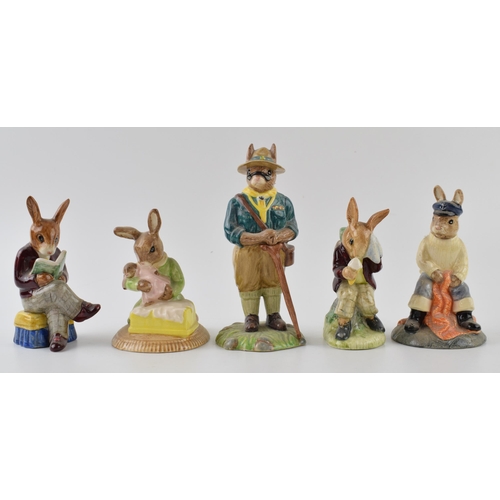 168L - Royal Doulton Bunnykins to include Billie, Fisherman, Grandpa's Story, Scout Leader and Sweet Dreams... 