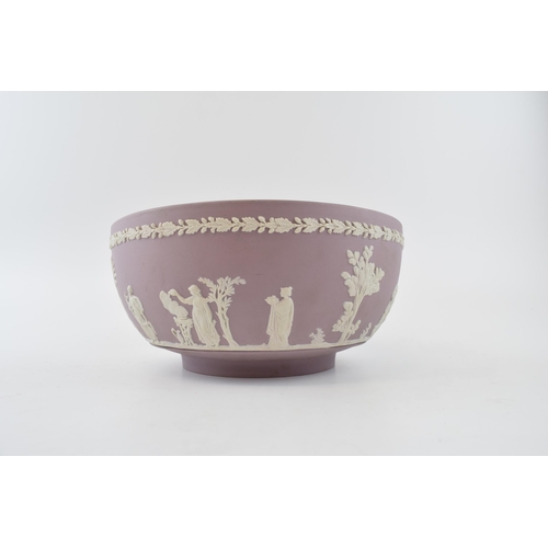 213 - Wedgwood Jasperware lilac sacrifice bowl. 8