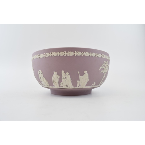 213 - Wedgwood Jasperware lilac sacrifice bowl. 8