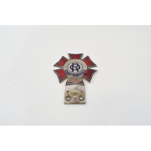 473 - Order of the Road (OR) Car Club Badge, Issue No. B 2962. Height 106mm.