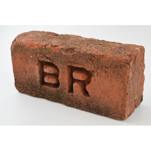 494 - A 'BR' brick, vendor states came from a railway bridge, 23cmx11cm.