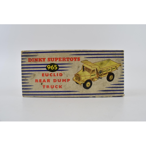 499 - Boxed Dinky Toys 965 Euclid Rear Dump Truck.