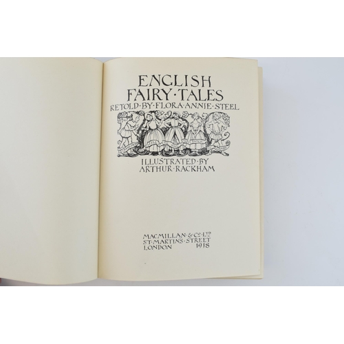 501 - English Fairy Tales Retold by F. A. Steel Illustrated by Arthur Rackham. 1918. Macmillan & Co. Ltd S... 