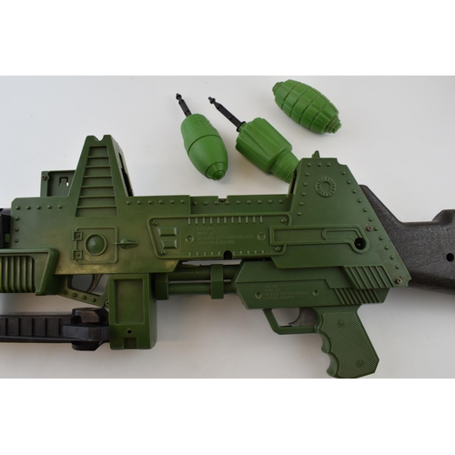 503 - A Topper Johnny Seven O.M.A toy grenade launching rifle, includes three grenades. Length 95cm.