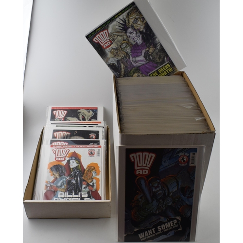 505 - A good quantity of 2000 AD comics. Includes a complete run from 16/02/00 Prof 1180 through to 26/02/... 