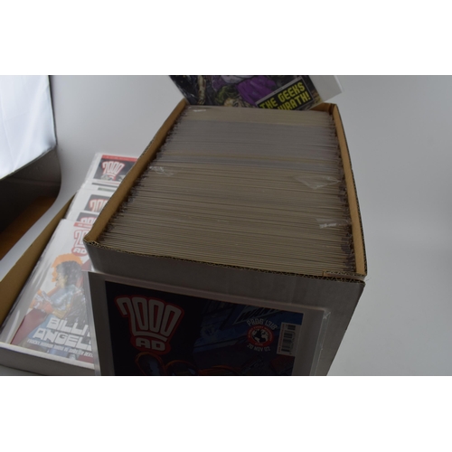 505 - A good quantity of 2000 AD comics. Includes a complete run from 16/02/00 Prof 1180 through to 26/02/... 