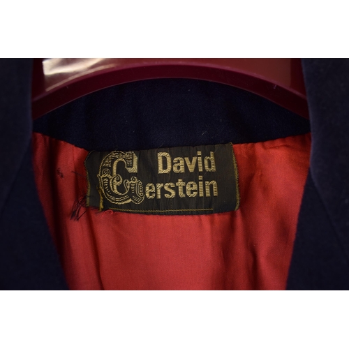 541 - David Gertstein equestrian jacket. Vintage GB team badge on blazer pocket. Size small mans.