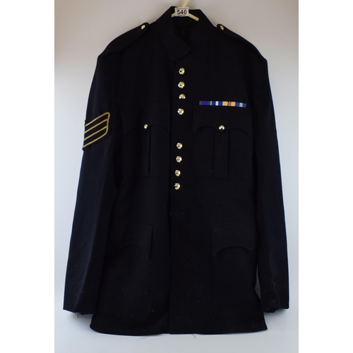 546 - Vintage military men's jacket. No.1 dress Irish Guards. H Edgard & Sons Ltd. Size 29.