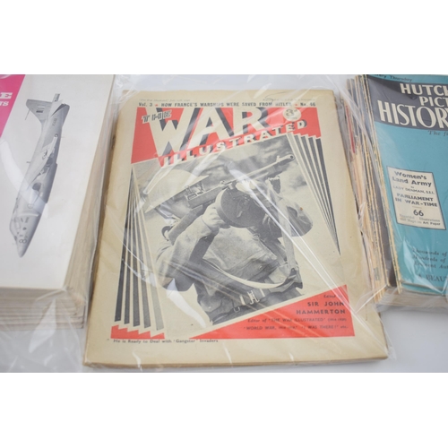 513 - A quantity of mixed vintage magazines to include 'Profile Publications' military aircraft magazine(4... 