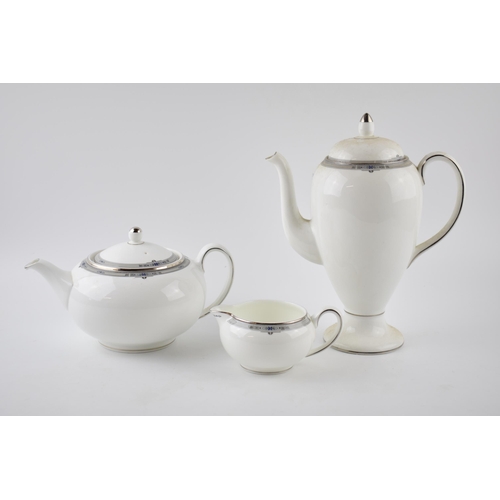 219G - Wedgwood Amherst to include a teapot, a coffee pot and a cream jug (3).