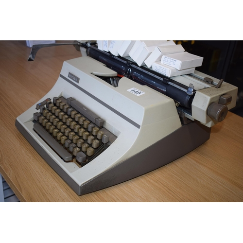 448 - Imperial 90 typewriter with boxed spools (Qty).