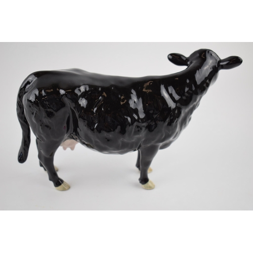 95X - Beswick Black Galloway cow 4113B, BCC 2002, boxed.