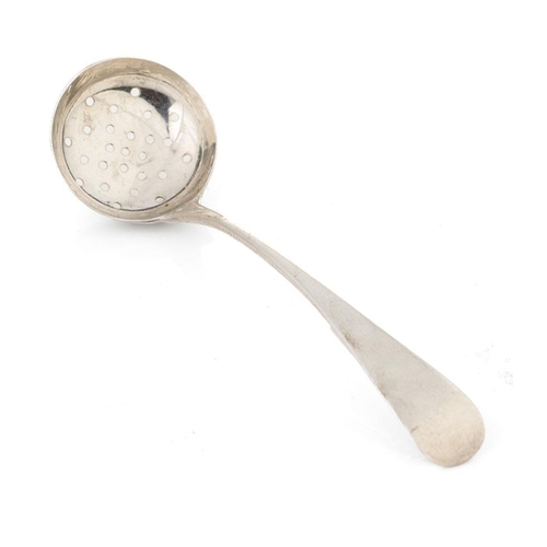 124 - Silver sugar sifter ladle, Edinburgh, Leith, 1876, John Hay, 36.6 grams.