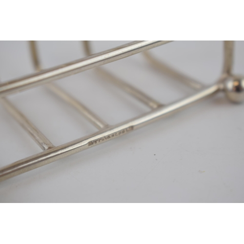 107 - Silver 5 bar toast rack, Birmingham 1926, Mappin and Webb, 59.9 grams.