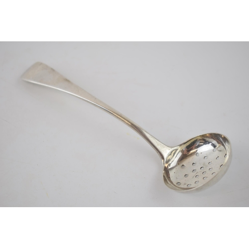 124 - Silver sugar sifter ladle, Edinburgh, Leith, 1876, John Hay, 36.6 grams.