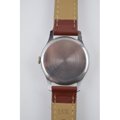 165 - Gentleman's vintage Smiths Astral wrist watch, comprising a round dial with luminous numbers and sub... 