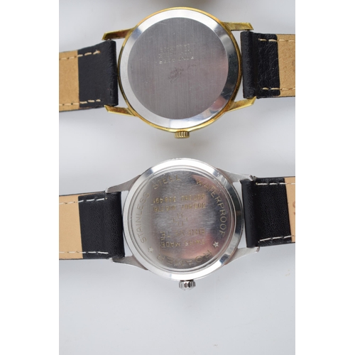 166 - A collection of vintage watches to include an Uno 17 Jewels Incabloc Antimagnetic wrist watch, compr... 