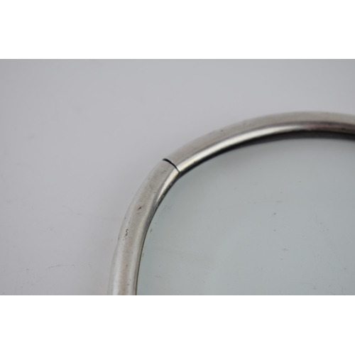 96 - Silver magnifying glass, Deakin & Francis, Birmingham 1927, 21cm long.