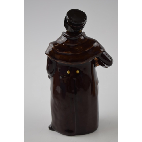 152 - Royal Doulton Kingsware miniature figural whisky flagon, The Coachman, 14cm tall.