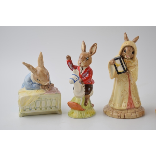 165 - Boxed Royal Doulton Bunnykins to include William, New Baby, Tom, Sands of Time and Sailor (5).