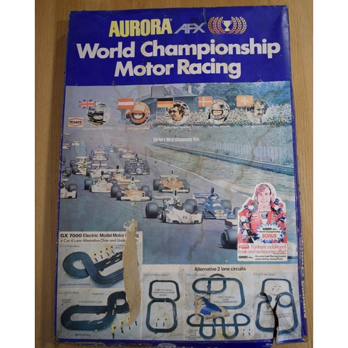 452 - A boxed Aurora AFX World Championship Motor Racing set. c1970s.