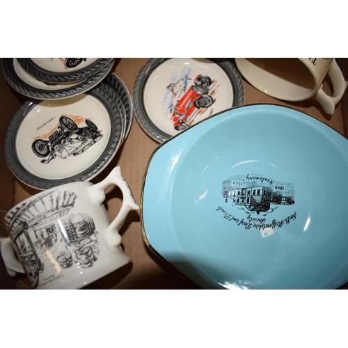 140 - Wade advertising ware to include ash trays such as Skol, Marston's Nut Brown, a blue dish for North ... 