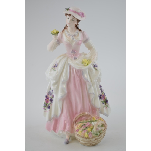 144 - Coalport Compton & Woodhouse limited edition figurine 'The Flower Seller', Cries of London collectio... 