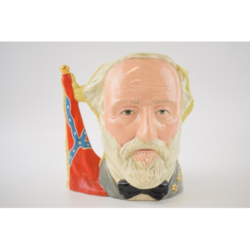 174 - Large Royal Doulton double sided character jug Ulysses S Grant / Robert E Lee D6698.