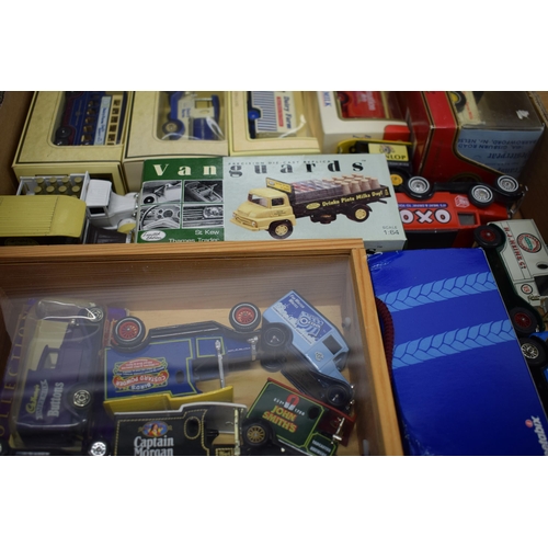 456 - An interesting collection of mostly boxed model vehicles to include Vanguards ST Kew Thames Trader, ... 