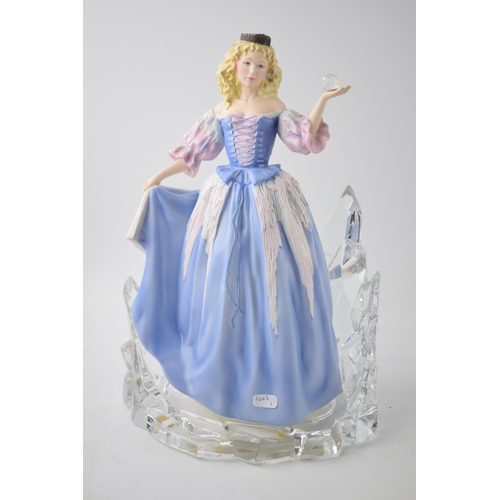 138 - Franklin Mint House of Faberge figure 'Princess of the Ice Palace' on lead crystal base (2).