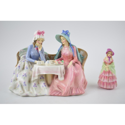 179A - Royal Doulton Afternoon Tea HN1747 (chip to hat) with A Victorian Lady M1 (2).