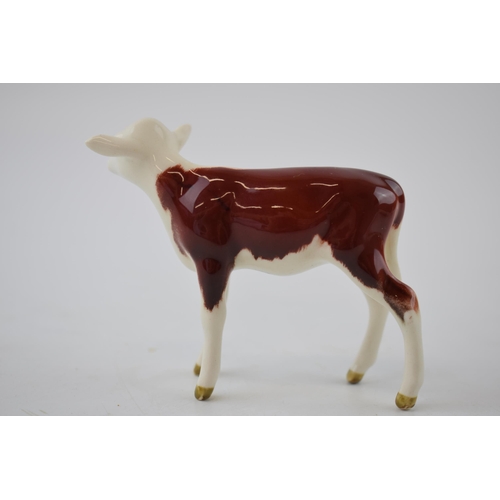 74F - Beswick Hereford Calf 1249E.