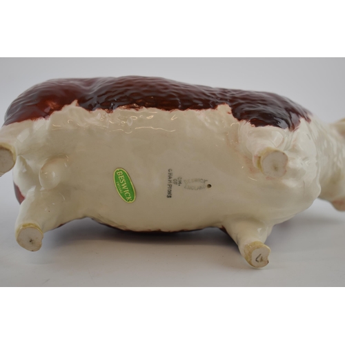 74G - Beswick Hereford Bull 1363B.