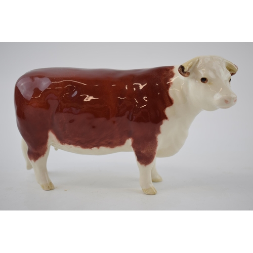 74H - Beswick Hereford Cow 1360.