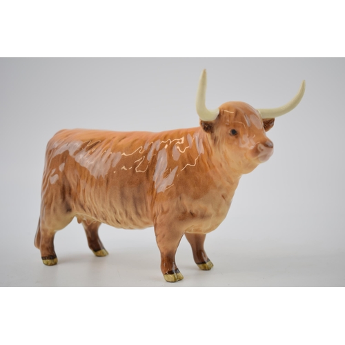 74M - Beswick Highland Cow 2008 (restored horns).