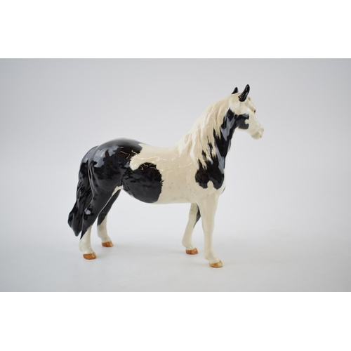 74U - Beswick Piebald Pinto Pony 1373 (minor nip to back right hoof).